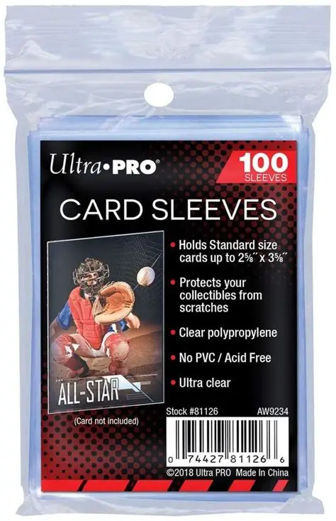1 Pack Ultra Pro Sleeves (100 stuks)